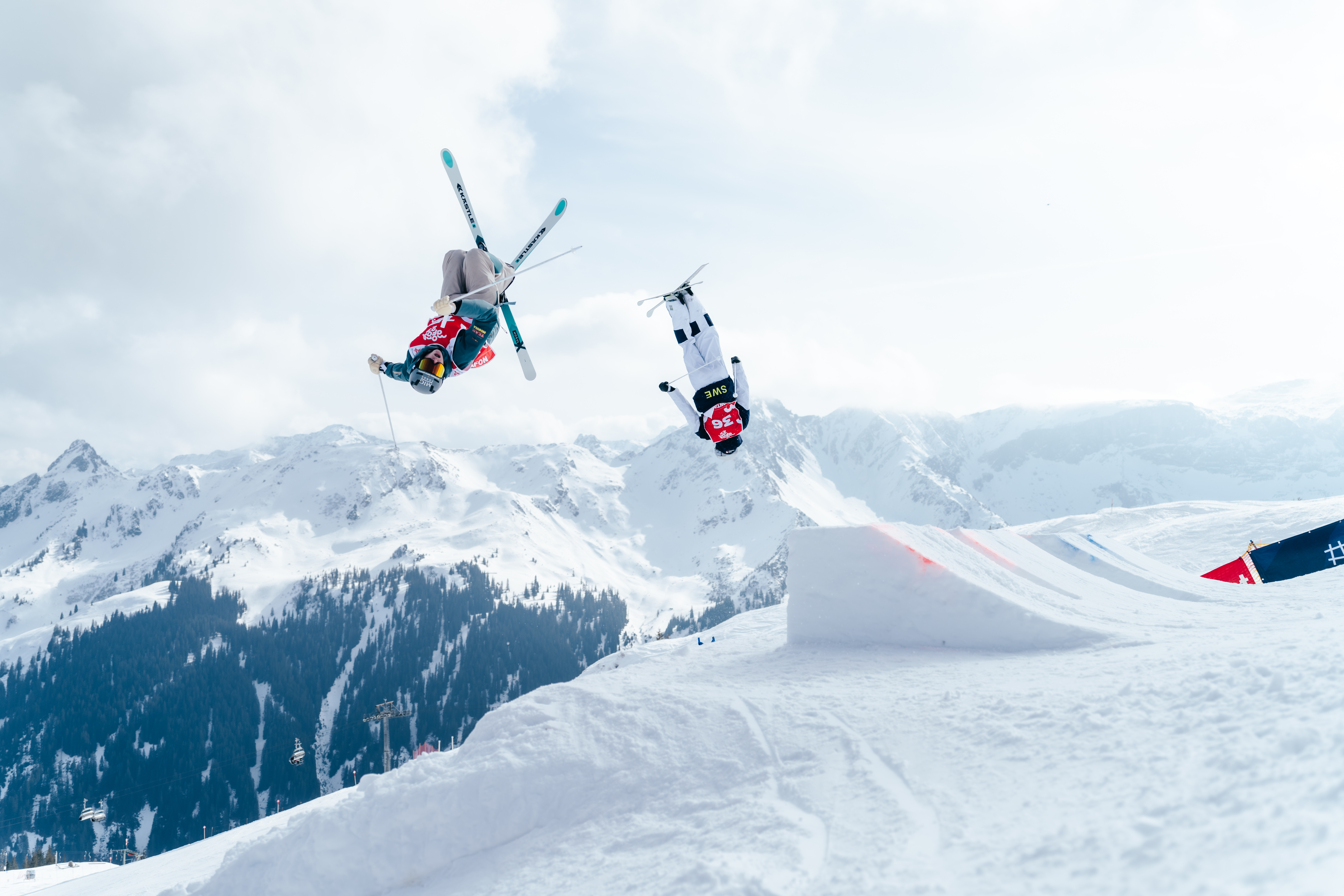 Xaver Lankes links vorne